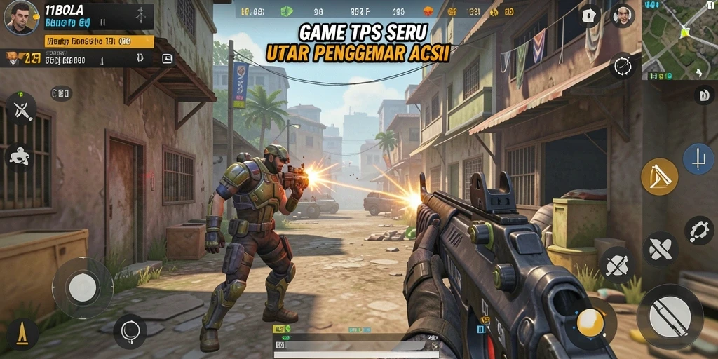 Gameplay TPS yang mendebarkan di 11BOLA