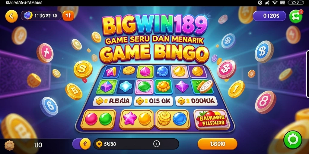 Tampilan gameplay Bingo yang seru di BIGWIN189