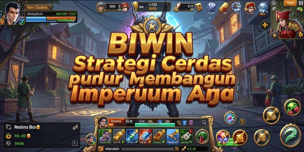 Tampilan gameplay <strong>BIWIN</strong> menunjukkan aksi strategi yang intens.