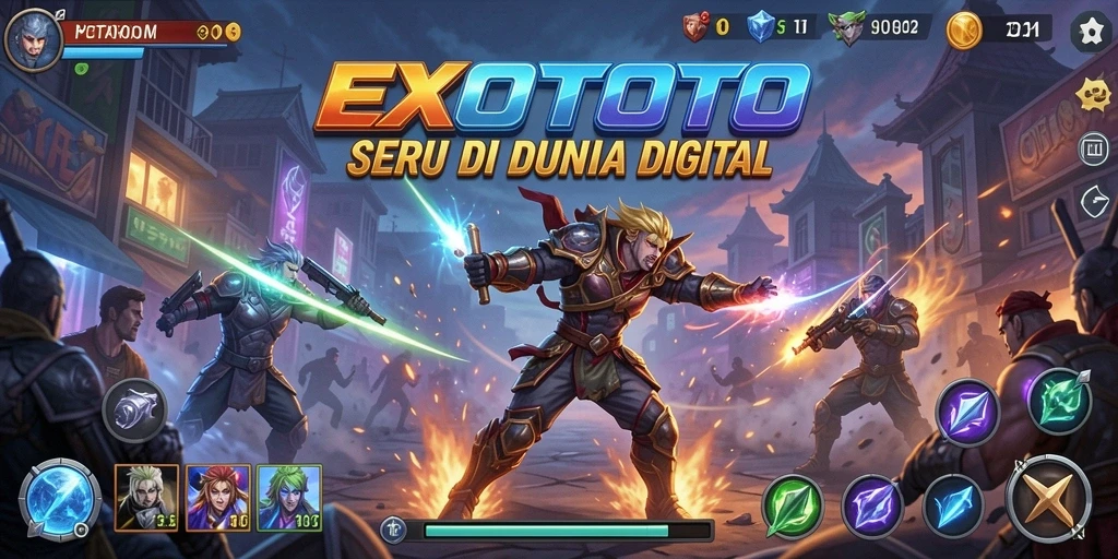 Tangkapan layar dari gameplay EXOTOTO yang mendebarkan dan penuh aksi.