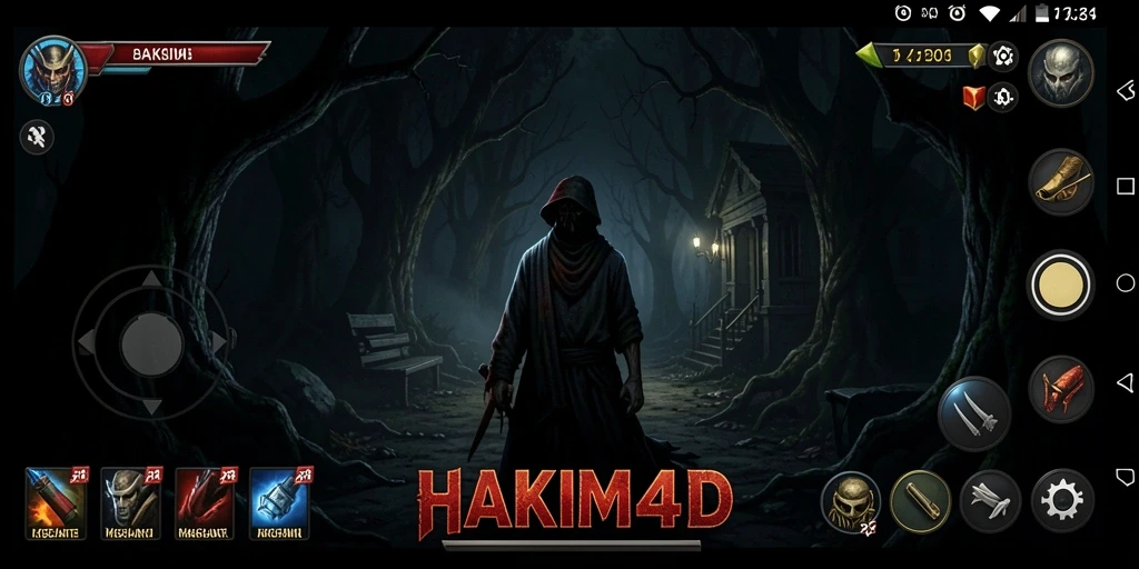 Gameplay HAKIM4D yang menegangkan dan menyeramkan.