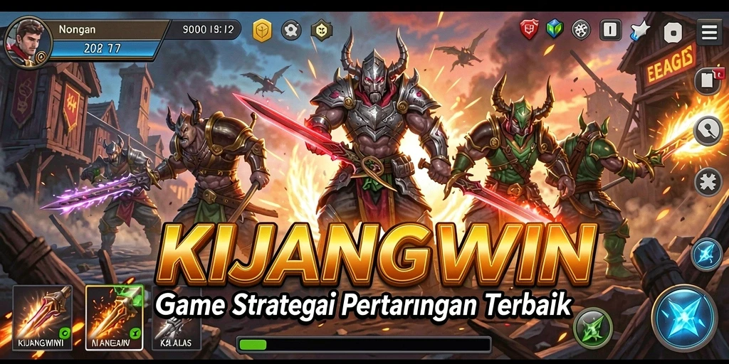 Tampilan screenshot KIJANGWIN yang menampilkan gameplay SLG yang mendebarkan.