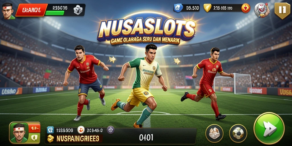 Tampilan gameplay NUSASLOTS yang menarik dan dinamis.