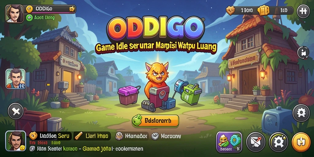 Tangkapan layar ODDIGO menampilkan gameplay Idle yang mengasyikkan.