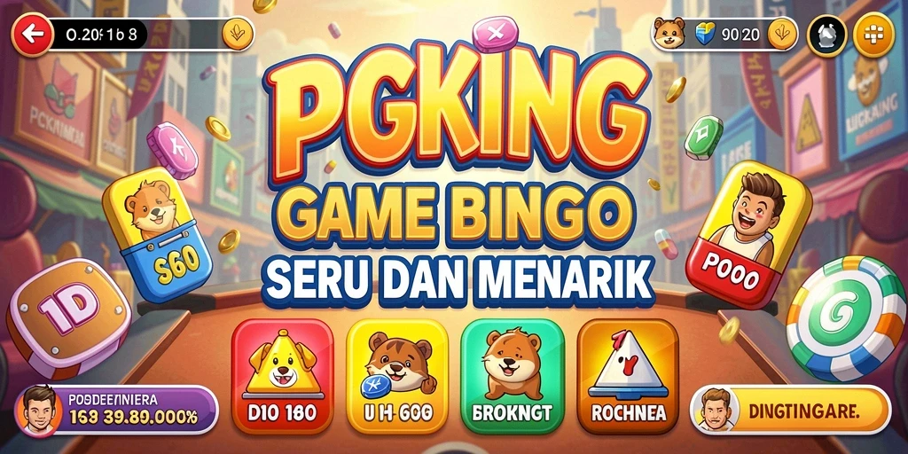Tampilan gameplay seru dan interaktif di PGKING.