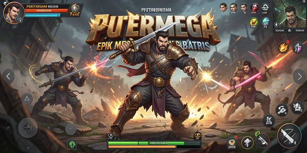 Pengalaman pertarungan seru di PUTERMEGA dengan karakter ikonik.