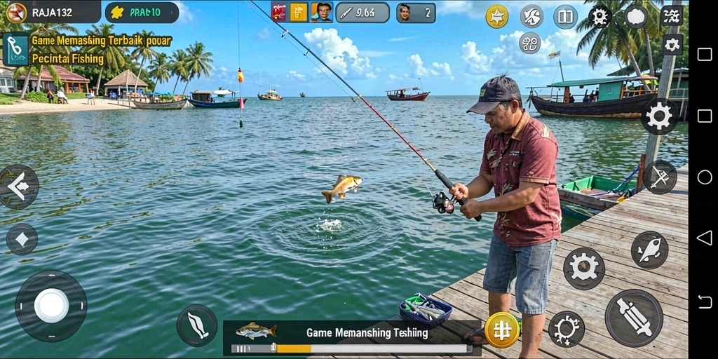 Tangkapan ikan yang memukau dan gameplay menarik di RAJA132.